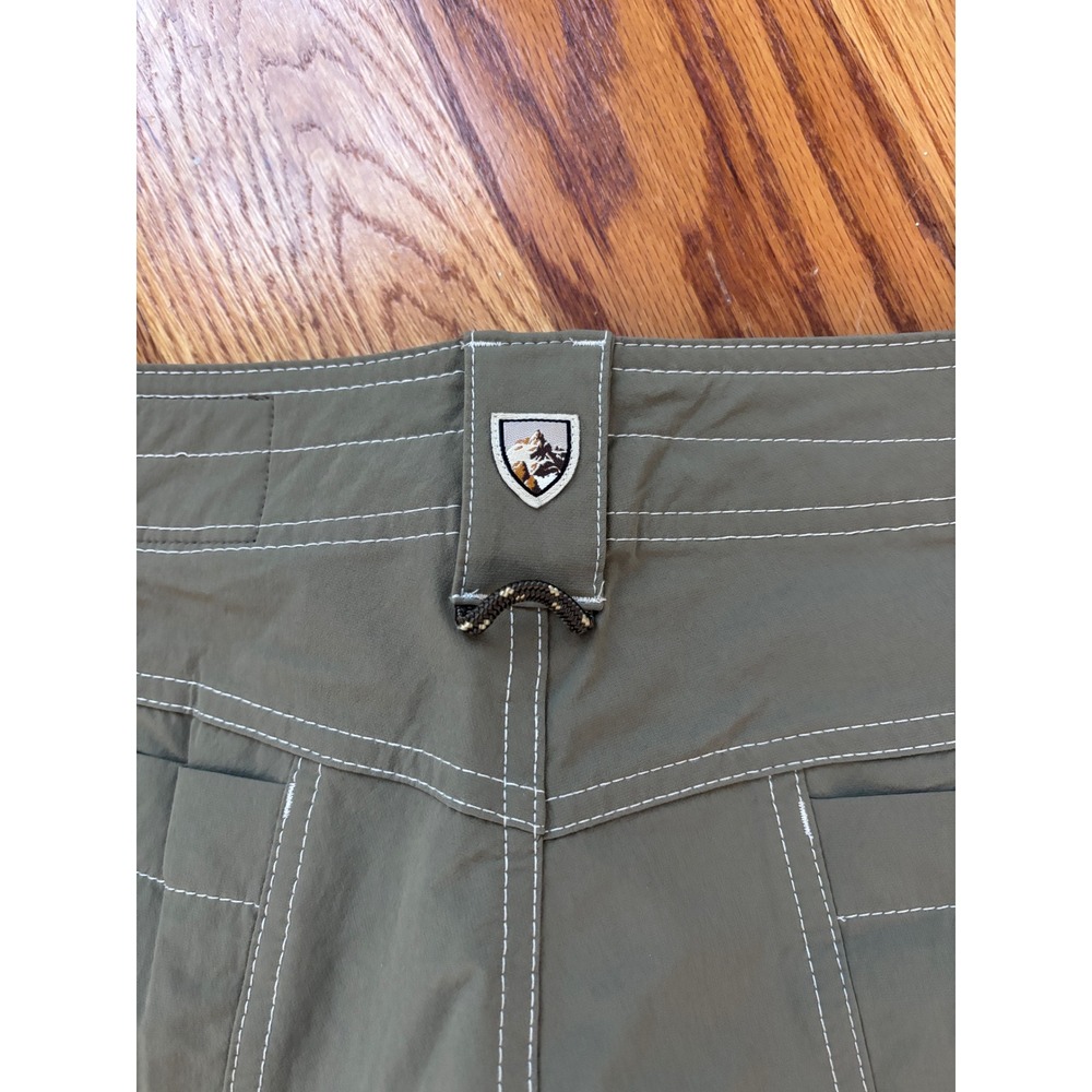 Kuhl Mens Hiking Pants Olive Green 38x30 Nylon Spandex Outdoor Trekking Trousers - Picture 9 of 10